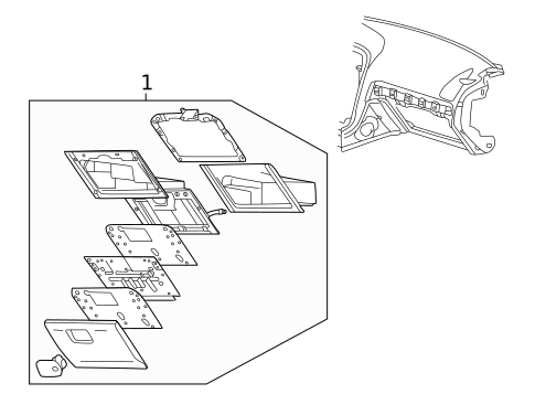 Glove Box for 2002 Ford Thunderbird #0