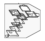 YW4Z54060T10CAD - Body: Glove Box Assembly for FORD Image