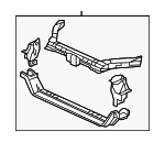 60400SEPA03ZZ - Body: Radiator Support for Acura Image
