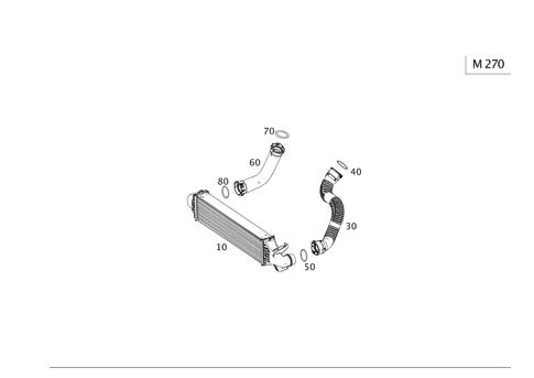 Charge Air Cooling for 2016 Mercedes-Benz GLA 250 #0