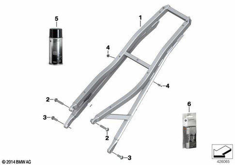 Motorcycle Frame for 2014 BMW-Motorrad S 1000 XR #1