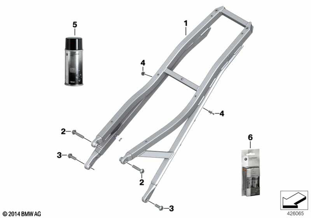 7129907390 - Frame and Mounting Parts: Fillister-Head Screw - M10X50-8.8 for BMW-Motorrad Image