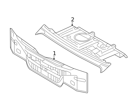 Rear Body for 2017 Hyundai Sonata #0