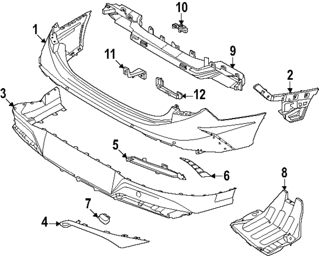 86611L1500 - : Bumper Cover for Hyundai Image