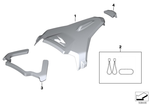 46631541332 - : Cover, Pillion-Passenger Seat for BMW-Motorrad Image
