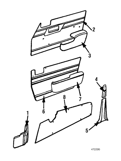 Interior Trim for 1987 Jaguar XJ6 #0