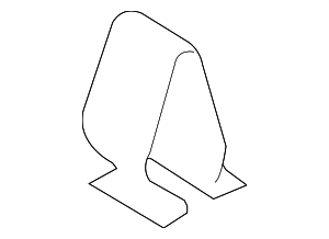 4D0867276D - Body: Windshield Pillar Trim Clip for Audi Image