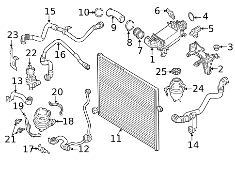 Intercooler for 2015 Mercedes-Benz E63 AMG S #2