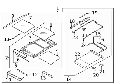 Sunroof for 2025 Hyundai Tucson #0