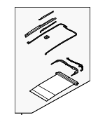 81650N9500MMH - Body: Rail Assembly for Hyundai: Tucson Image
