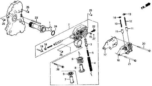 AT Regulator - Lock-UP Valve for 1991 Honda Prelude #0
