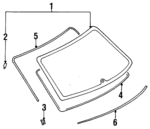 65122AC010 - : Glass Stopper for Subaru Image