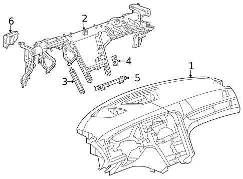 Instrument Panel for 2010 Saab 9-5 #0