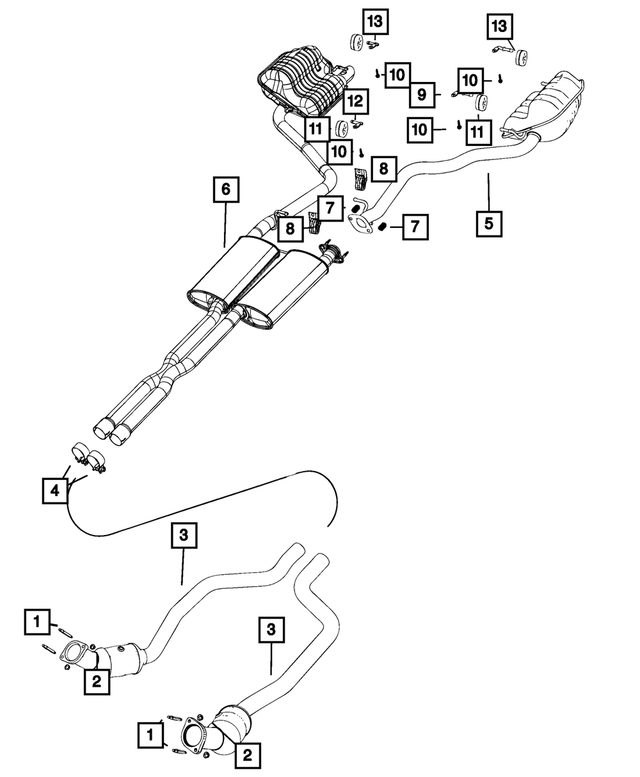 6503839 - Exhaust: Hex Head Bolt And Coned Washer for Mopar Image image