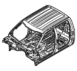 PC3Z26001B24A - Body: Cab for Ford Image