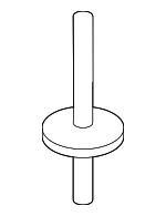 51777171004 - Body: Wheel Opening Molding Rivet for Mini Image