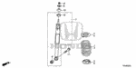 90181SNA000 - Chassis: BOLT, FLANGE (12X65) for Honda Image