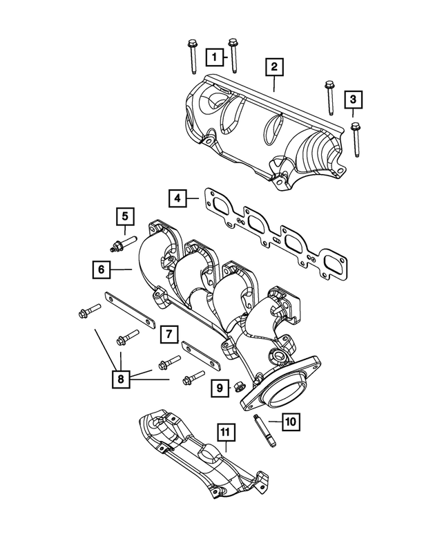 6510324AA - : Double Ended Stud, Mounting for Mopar Image
