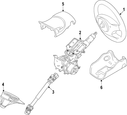 Steering Column for 2019 Ford Fiesta #0
