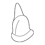 MB361578 - Body: Side Molding Grommet for Chrysler: Sebring | Dodge: Stratus Image