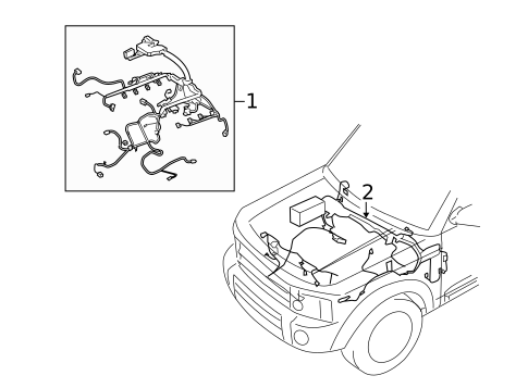 Wiring Harness for 2013 Land Rover LR4 #0