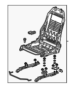 81126TNCA12 - Body: Seat Frame for Honda: Civic Image