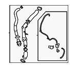 282102M640 - Belts &amp; Cooling: Inter-cooler Hose for Kia Image