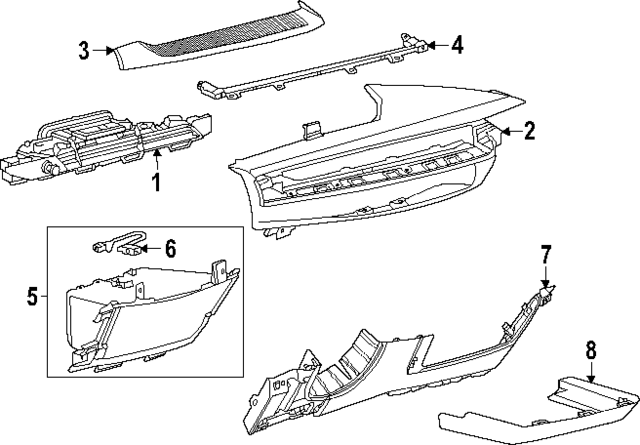 85035507 - : Lower Panel for Cadillac: OPTIQ Image