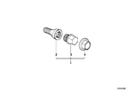 36131181276 - Wheels: Wheel Bolt with Code for BMW Image