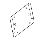 8101711 - Body: License Bracket for Mercedes-Benz Image