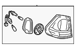 815500E010 - : 2004-2009 Lexus - Tail Lamp Assembly for Lexus: RX330, RX350 Image