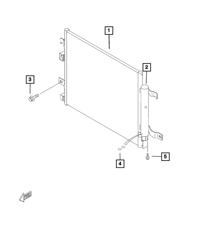 « 68313620AA – Air Conditioners and Heaters : Collecteur Deshydrateur pour Mopar Image »