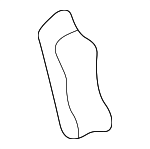 91568SV4003 - Body: Quarter Glass Fastener for Honda: Accord, Civic, CR-V, Prelude Image