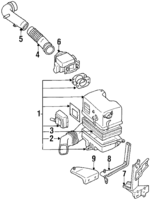 FEH113221 - : Air Hose for Mazda: 626 Image