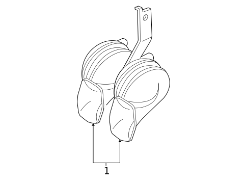 Horn for 2003 Dodge Viper #0