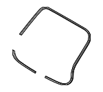 81761AT000WK - Body: Weatherstrip for Kia: Niro, Niro EV Image