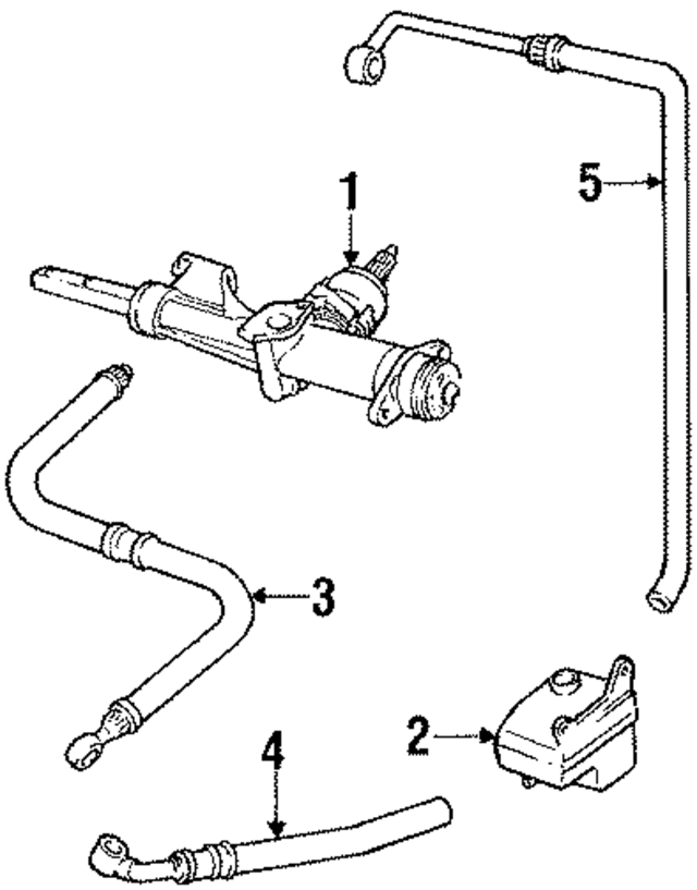 893422887AA - Steering: Hose for Audi Image