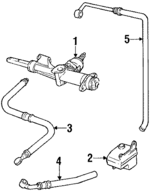 811422065FX - Steering: Gear Assembly for Audi: 4000, 4000 Quattro, 5000, 80, 80 Quattro, 90, 90 Quattro, Coupe, Quattro Image