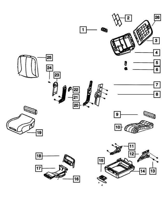 1RW57BD3AA - Interior Trim: Storage Bin for Mopar Image image