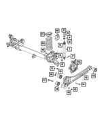 68472699AD - Front Suspension: Suspension Shock Absorber Kit for Mopar Image