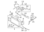 45520AE040 - Cooling System: Hose for Subaru Image