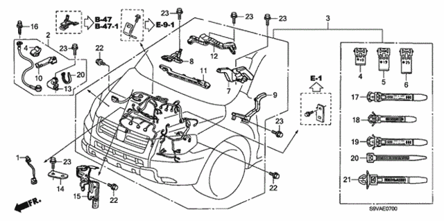 Engine Wire Harness for 2008 Honda Pilot #0