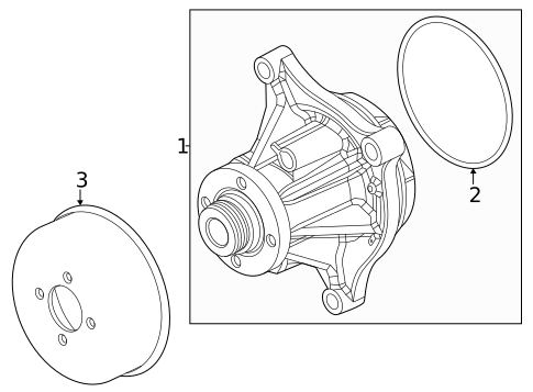 Water Pump & Related Components for 2018 Ford E-350 Super Duty #0