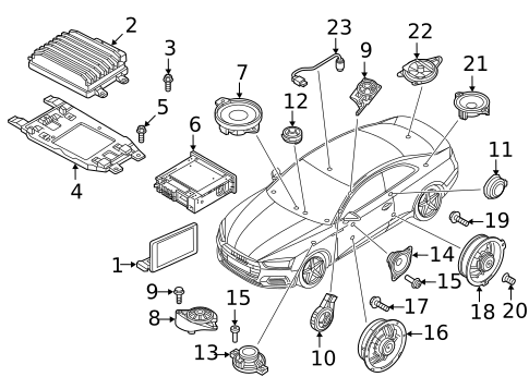 Navigation System for 2022 Audi RS5 #0