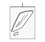 73455TM8L00 - : Fixed Glass for Honda: Insight Image