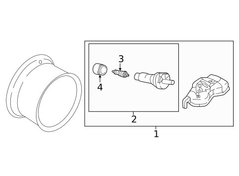 Tire Pressure Monitor Components for 2021 Nissan Qashqai #0