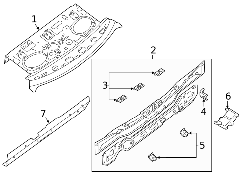 Rear Body for 2013 Nissan Sentra #0