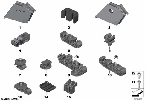 Brake Line Bracket for 2005 BMW 328i #0