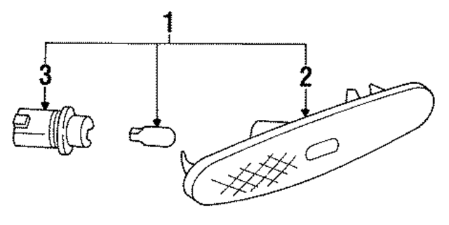 GA2A515E0A - : Side Marker Lamp for Mazda Image