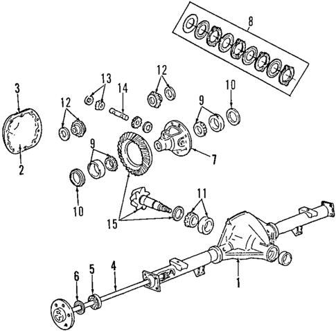 Differential for 2013 Ford E-150 #0